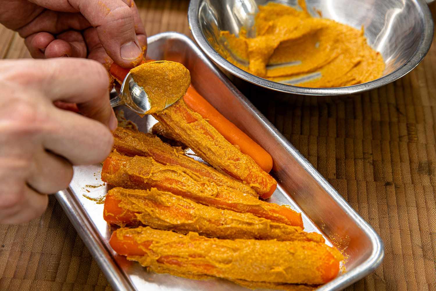 Grilled Carrot Dogs with BBQ Mustard Paste