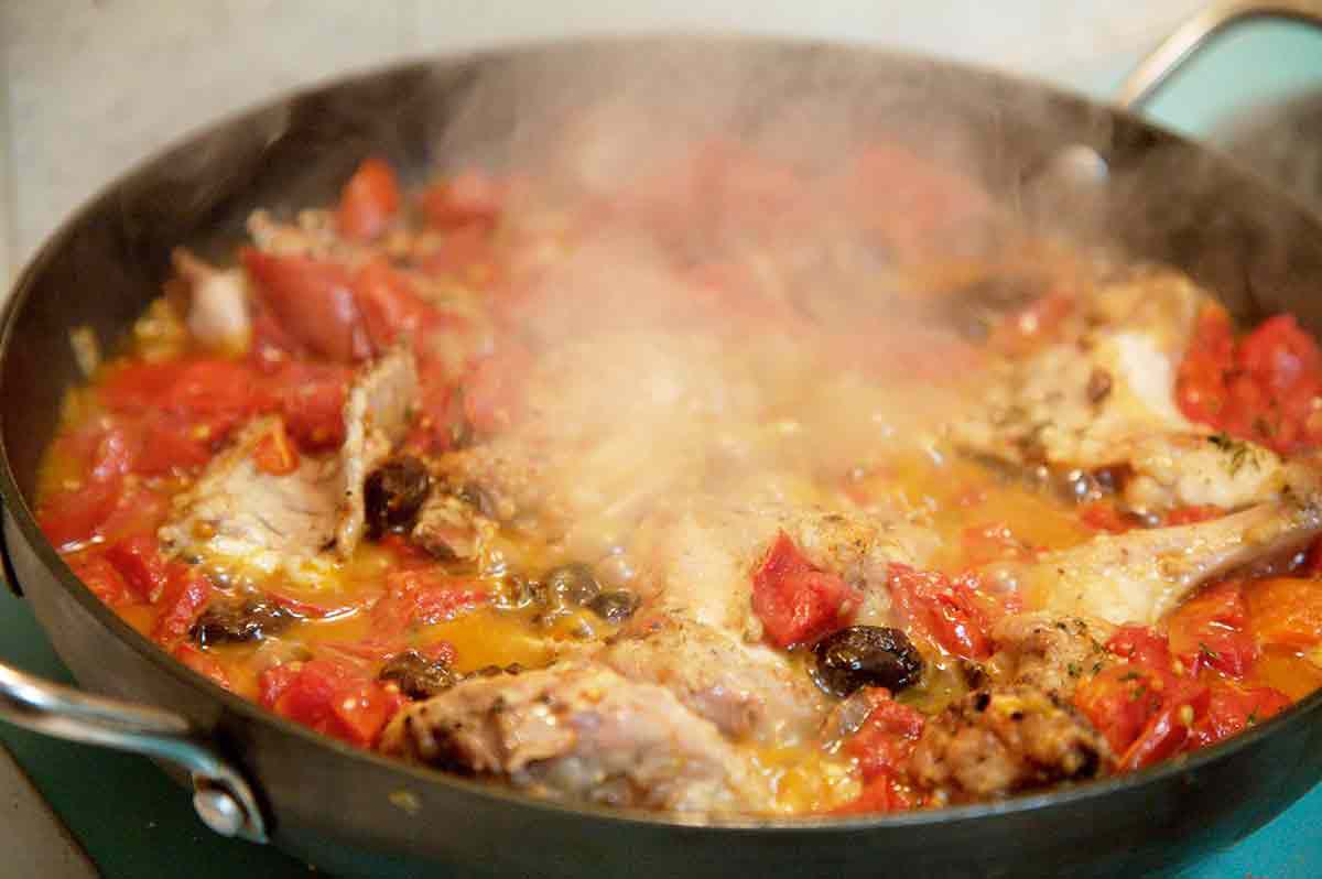 simmer rabbit