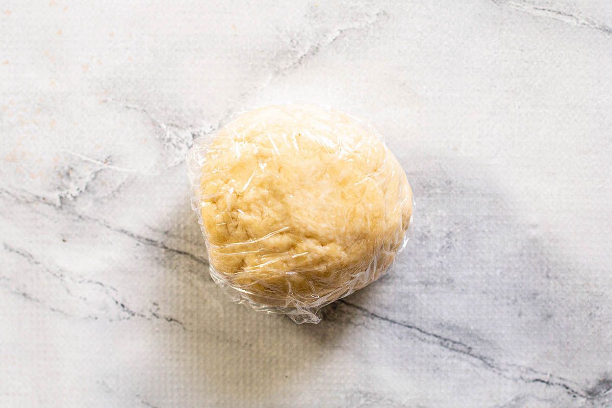 Samosa dough wrapped up in celophane.