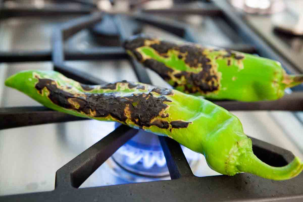 salsa recipe for canning calls for roasted chilis