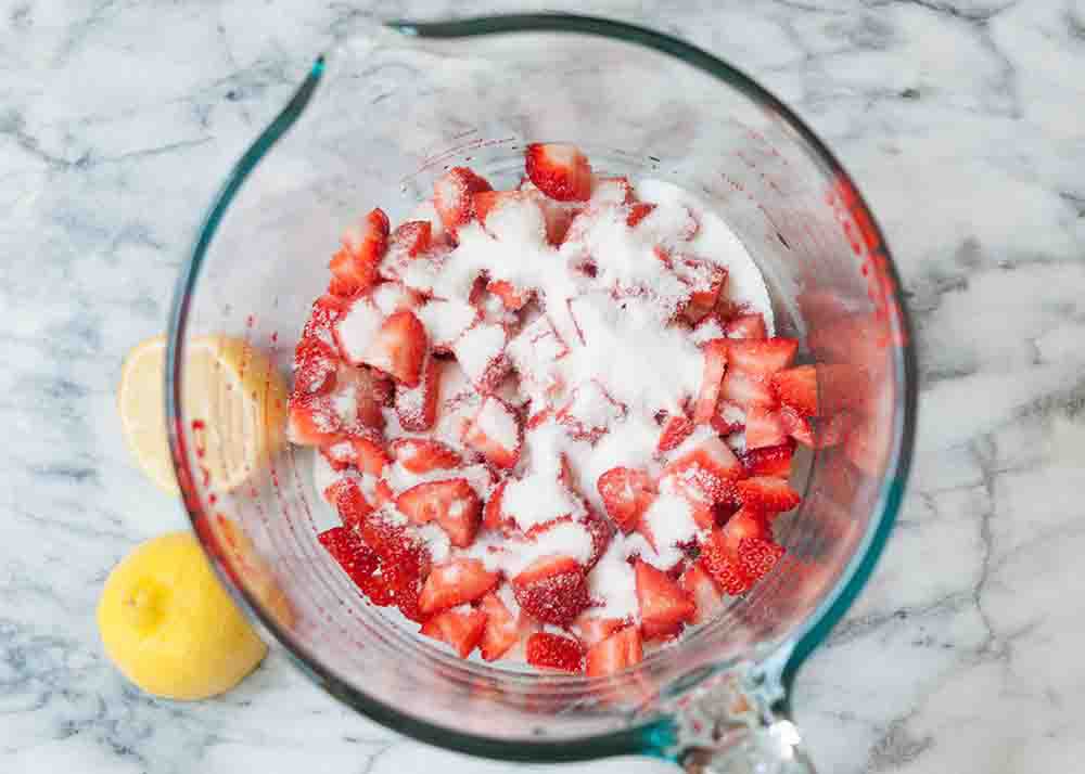 macerating fruit for Microwave jam