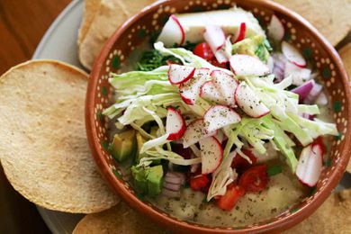 chicken pozole soup