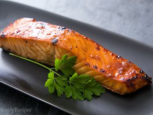 Hoisin Glazed Fresh Salmon