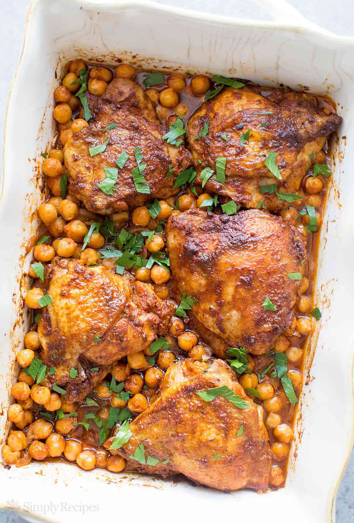Paprika Chicken with Chickpeas
