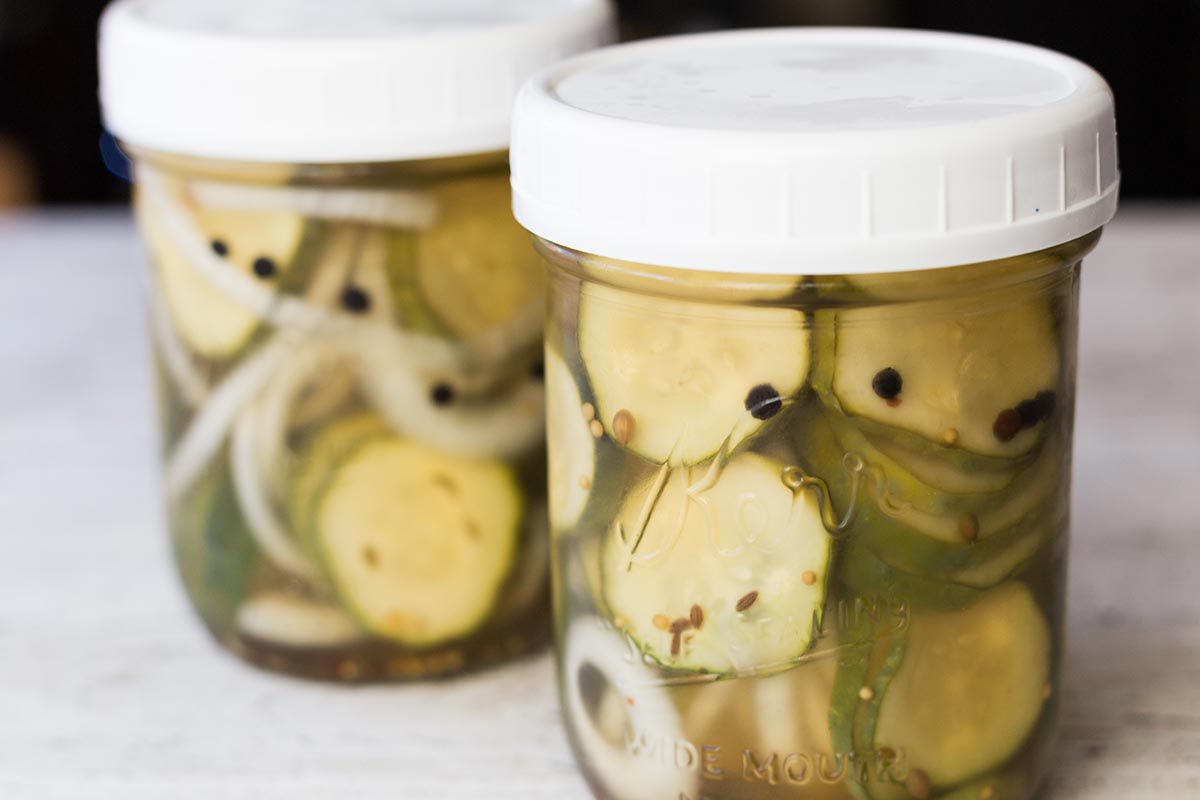 With lids on, let the jars cool to room temperature before refrigerating the homemade pickles