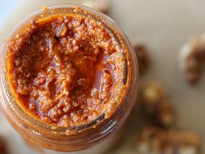 Walnut Pesto with Sun-Dried Tomatoes