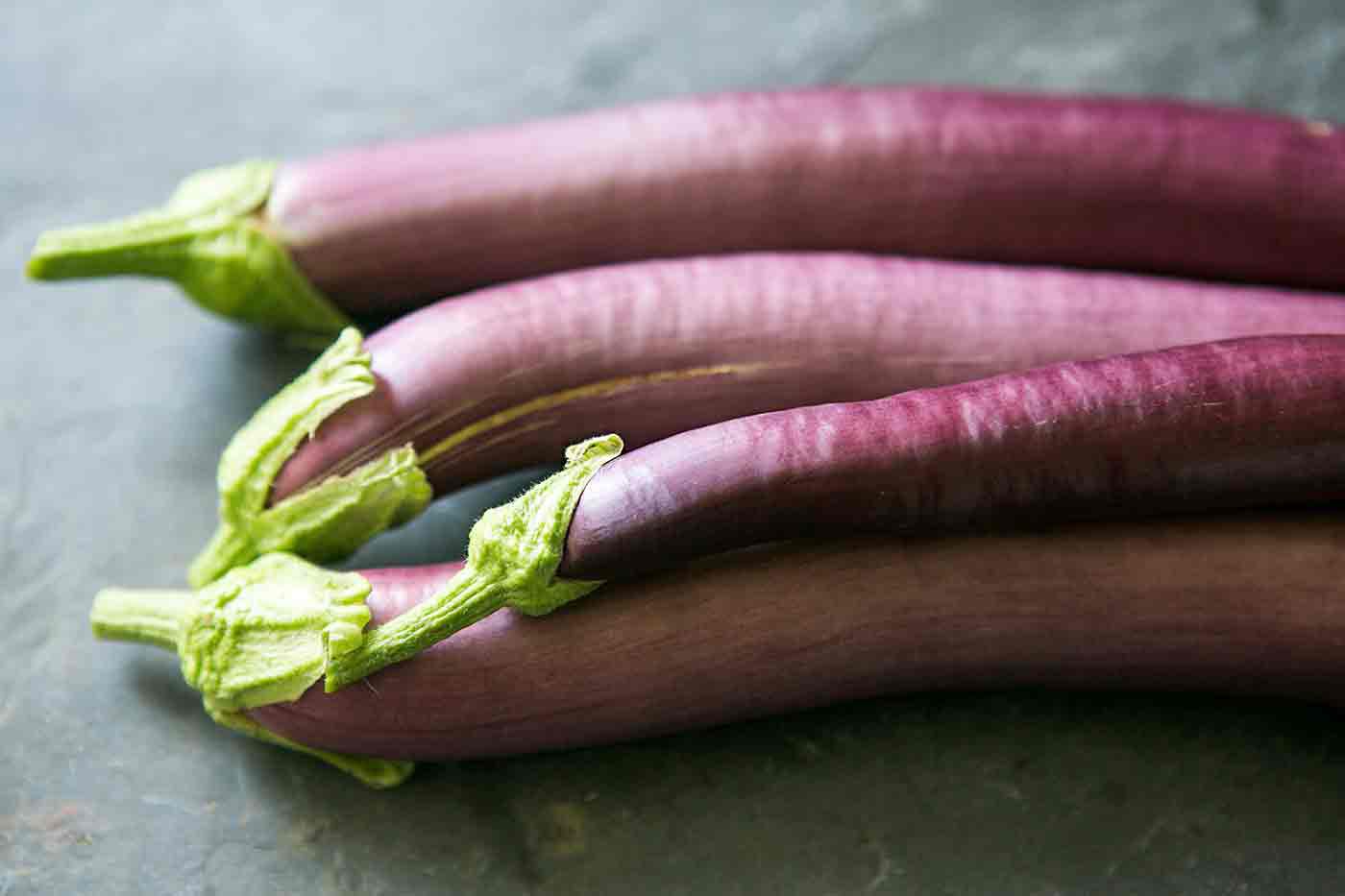 Japanese Eggplant for making eggplant stir fry