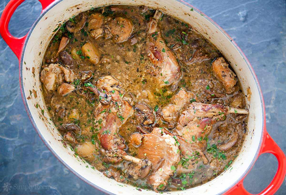 Rabbit Stew with Mushrooms