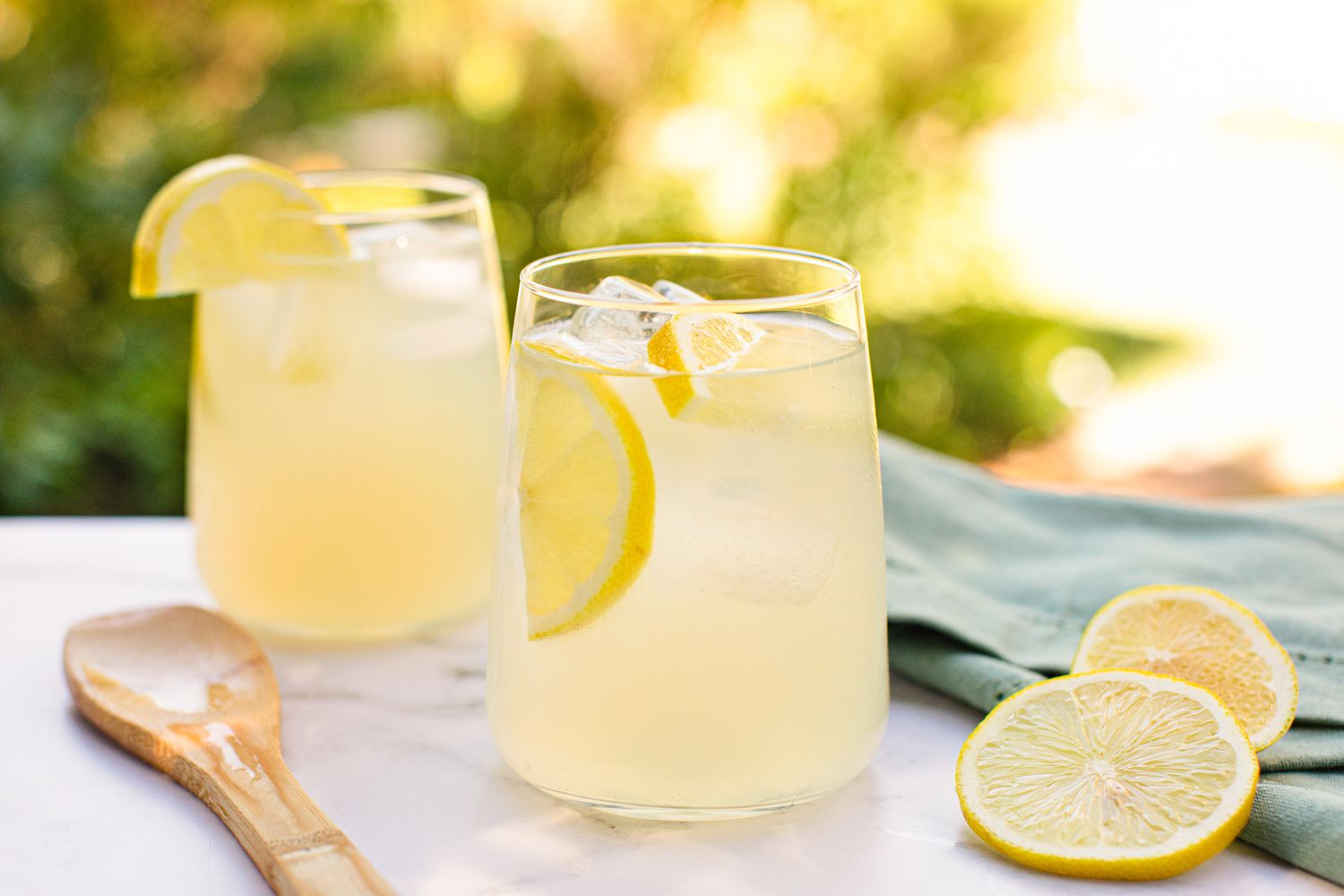 glasses of lemonade