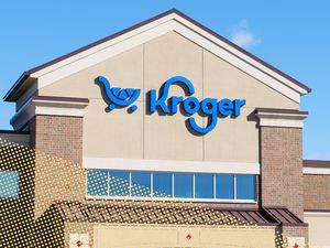 Kroger store exterior showing the logo and store design