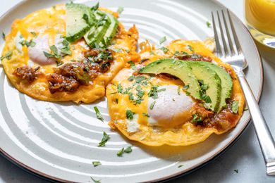 Fried egg taco