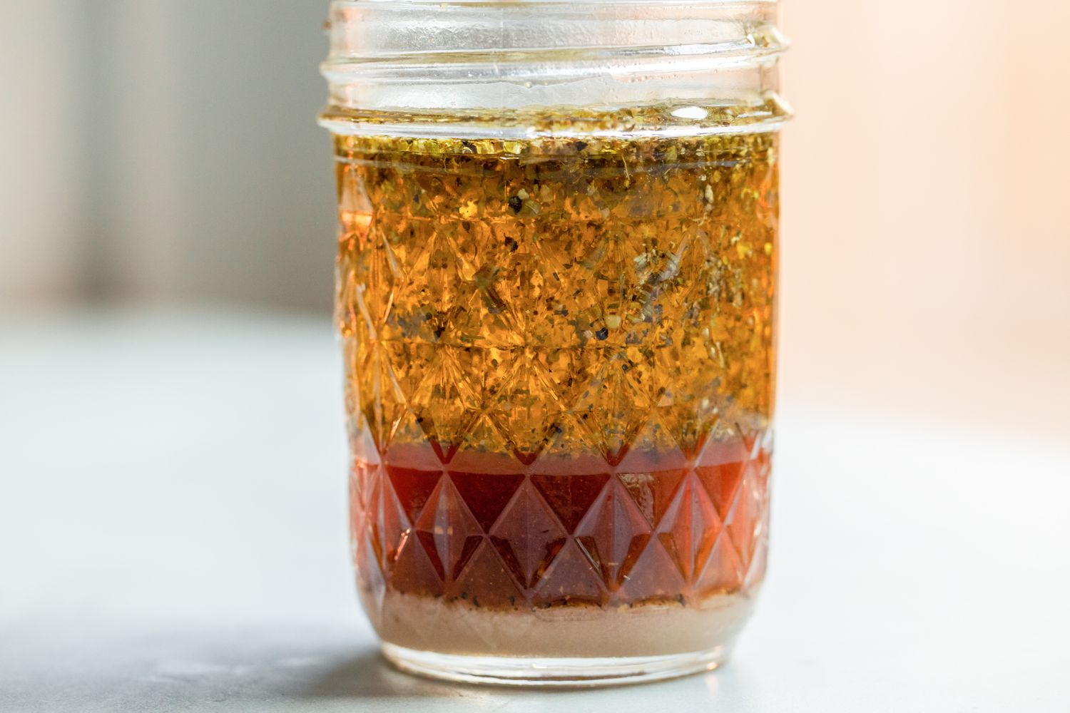 Jar of Dressing for Italian Salad Recipe 