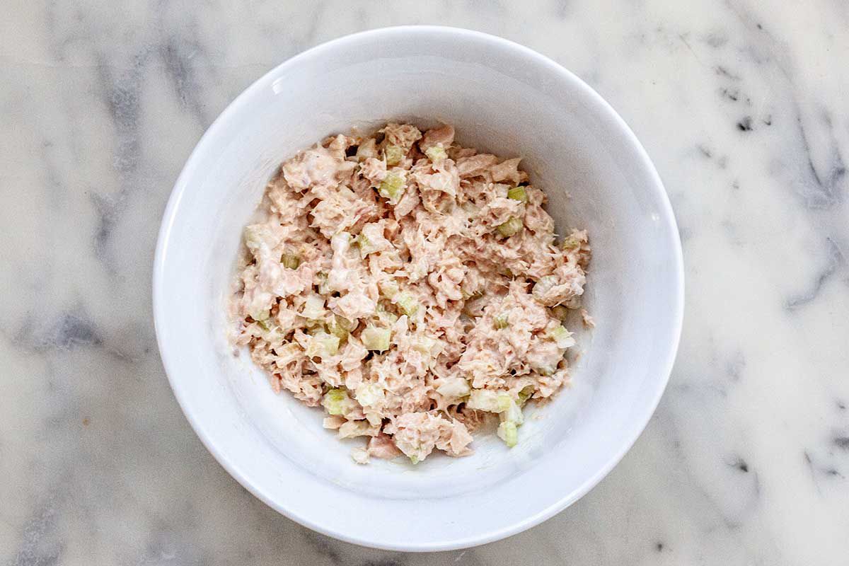 tuna salad filling