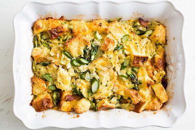 Asparagus Artichoke Breakfast Casserole
