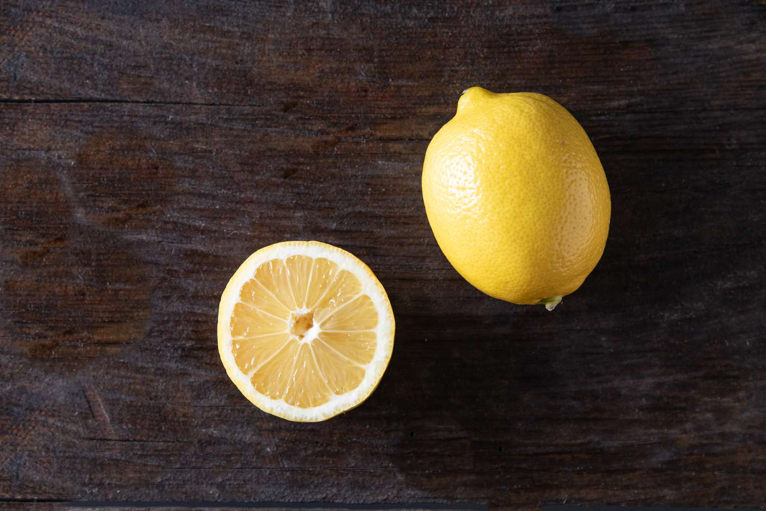 Eureka lemon on dark background