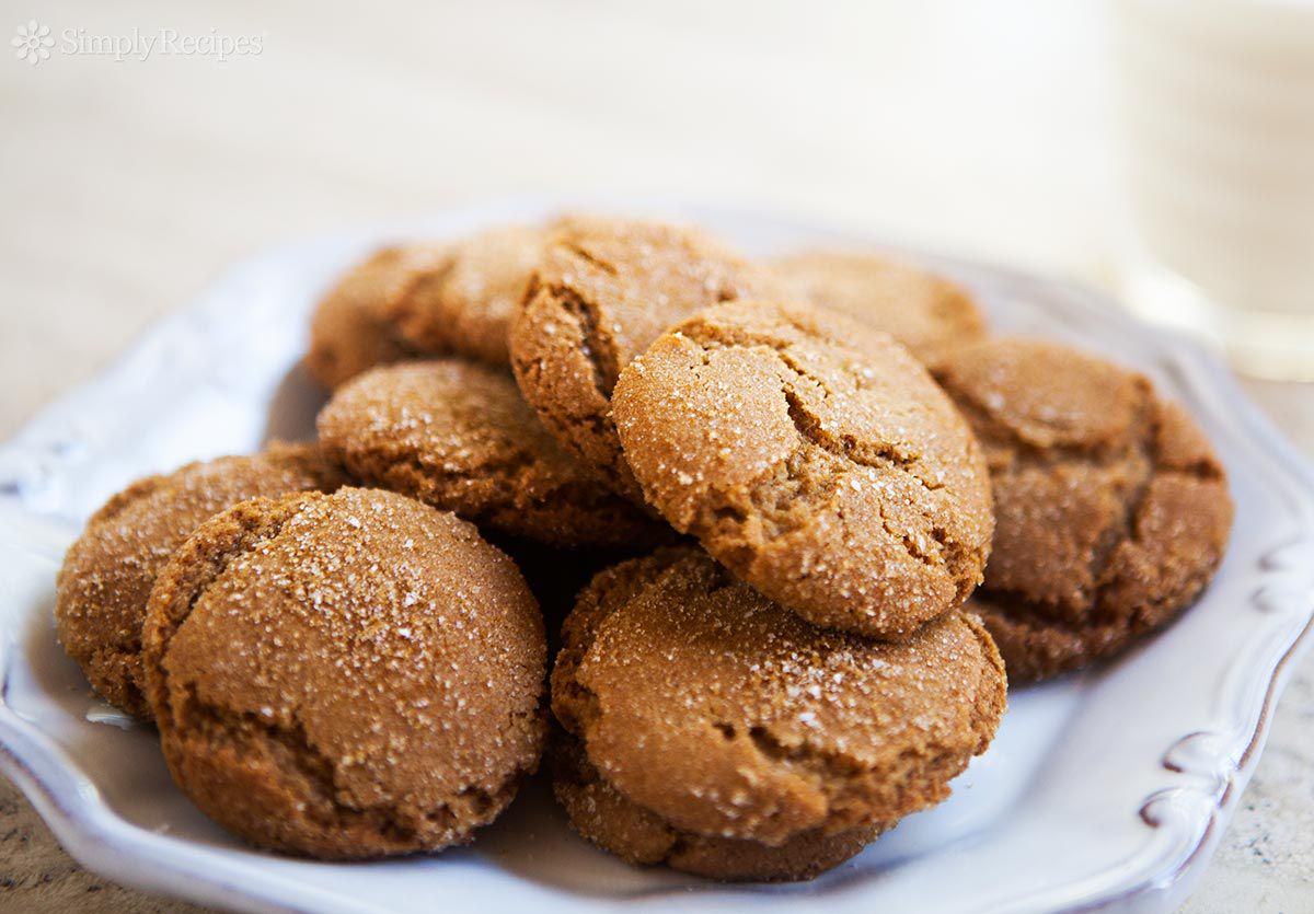 Butterscotch Cookies piled high on plate