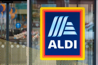 ALDI sign on door