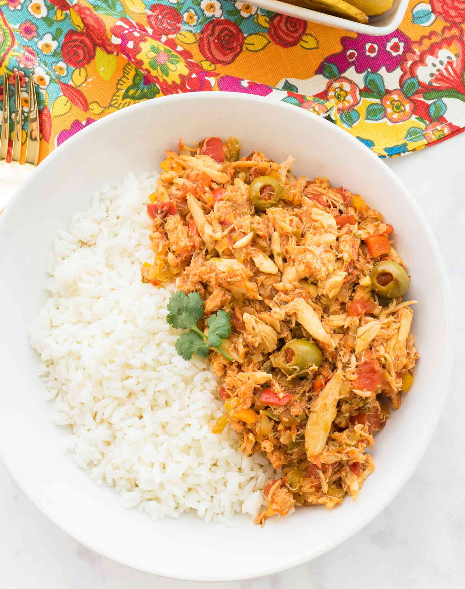 Puerto Rican Crab, Tomatoes, and Rice