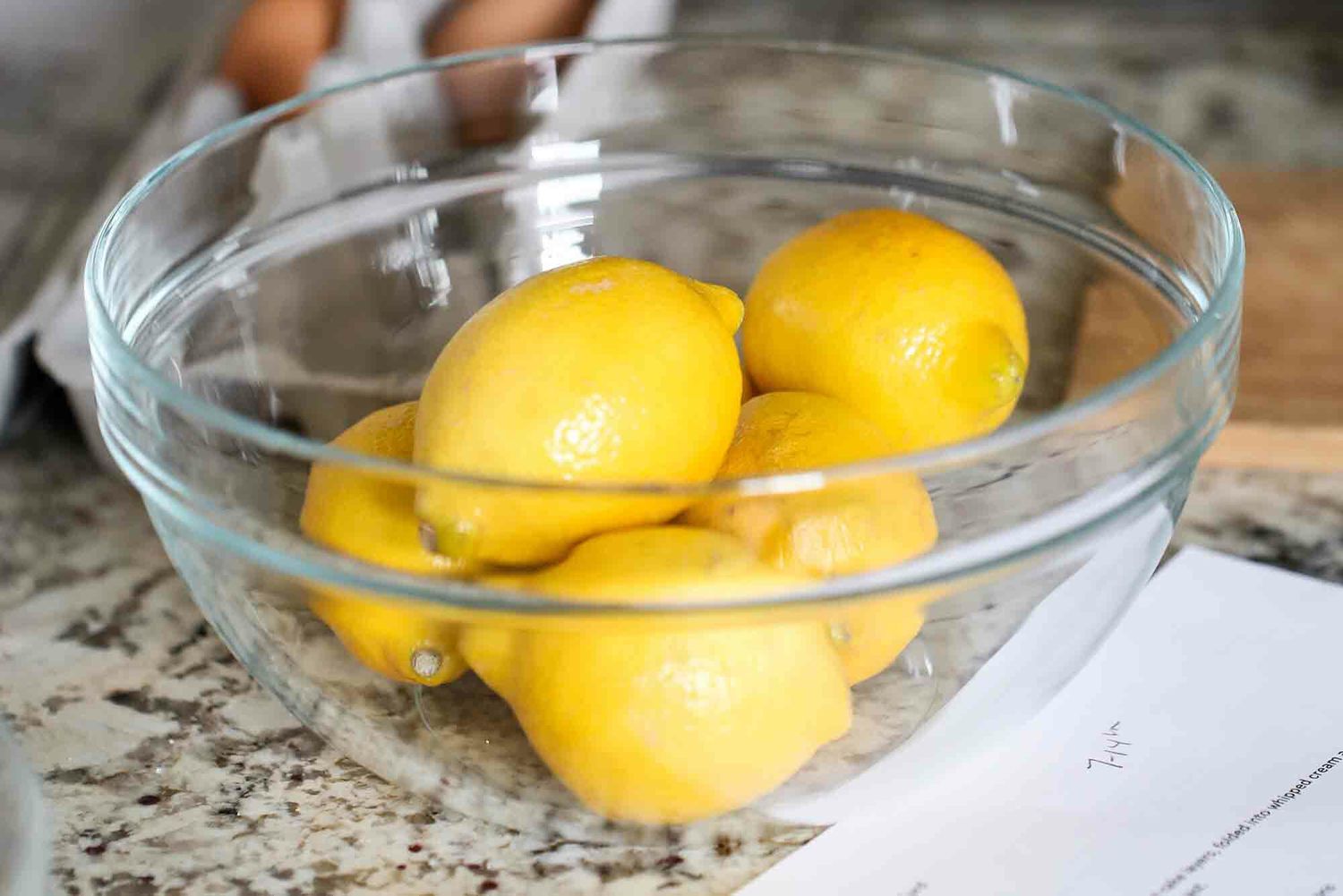 Lemon Curd Recipe lemons in a bowl