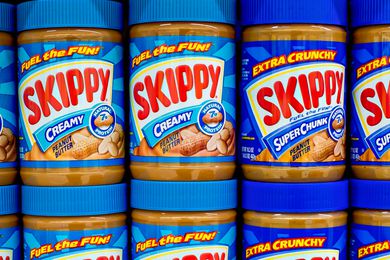 skippy peanut butter jars 